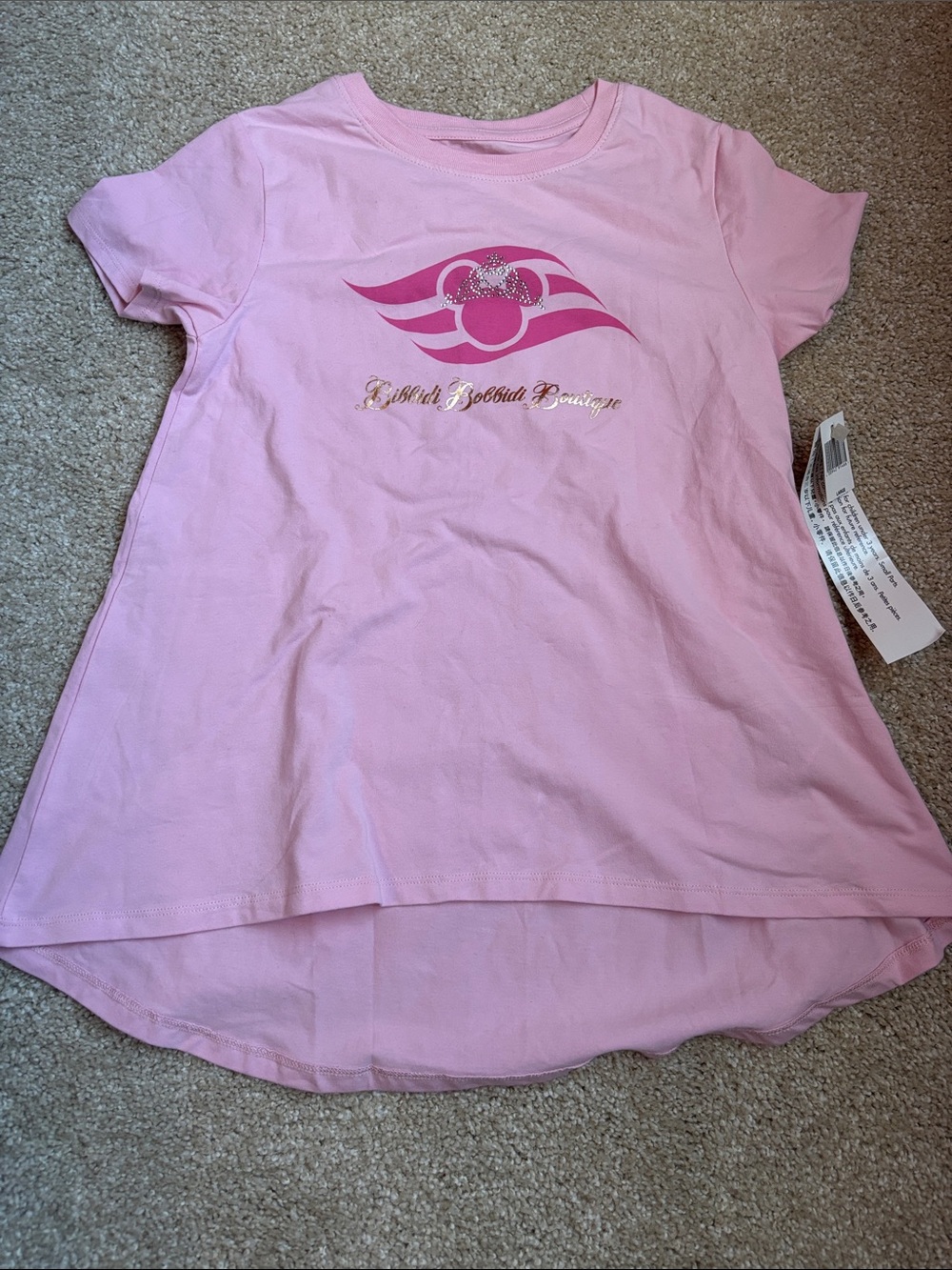 Disney Bobbi’s Bobbi’s Boutique Pink Short Sleeve Tee Size Large